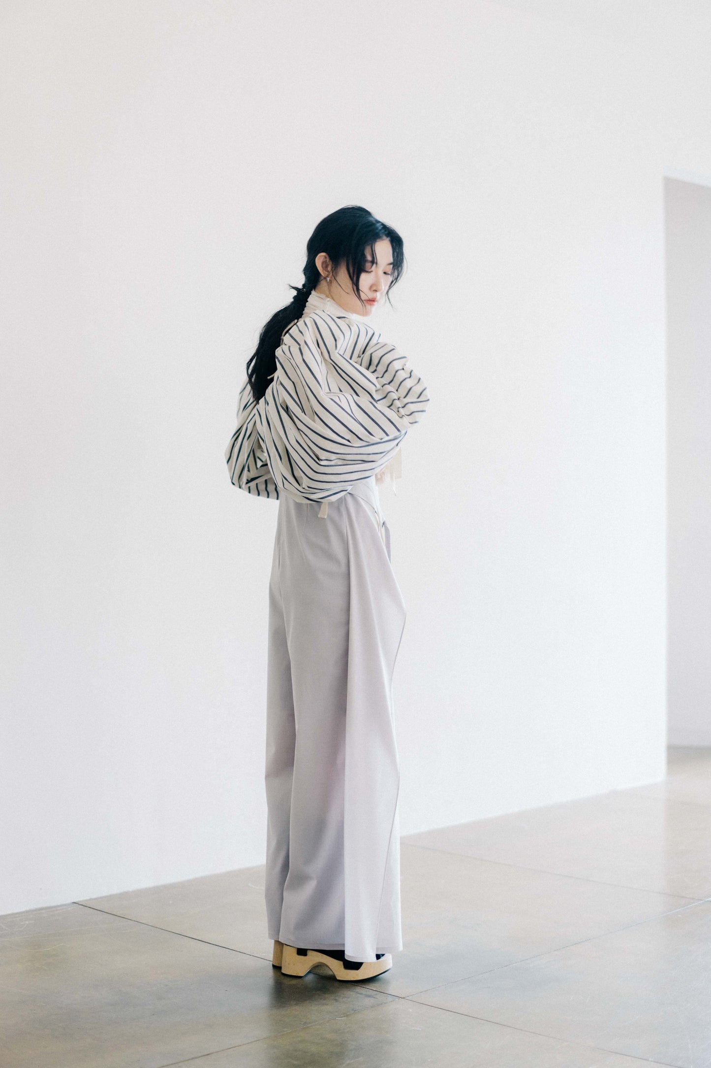 grey tied overalls (pre-order)