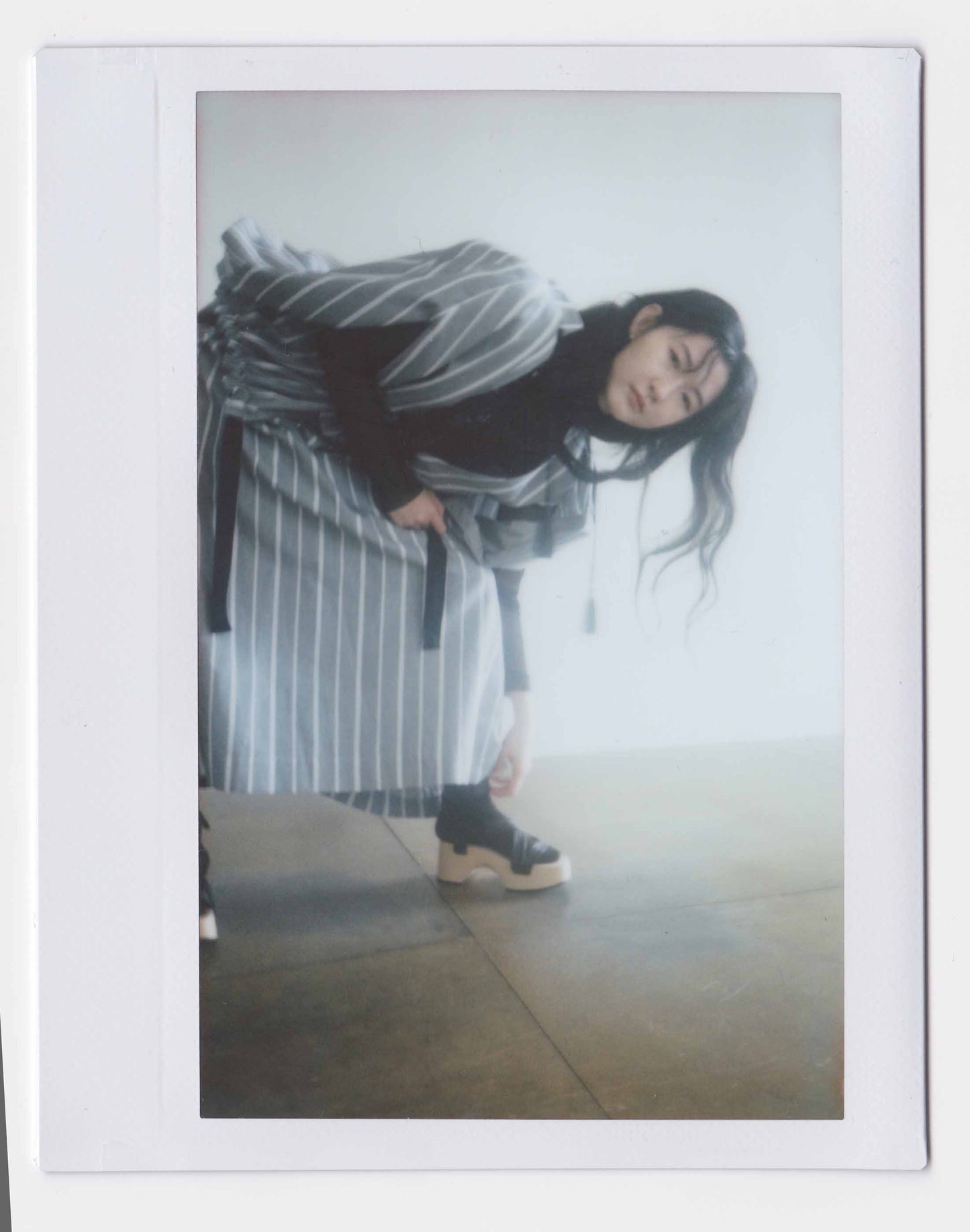 striped cape with tassel (pre-order)