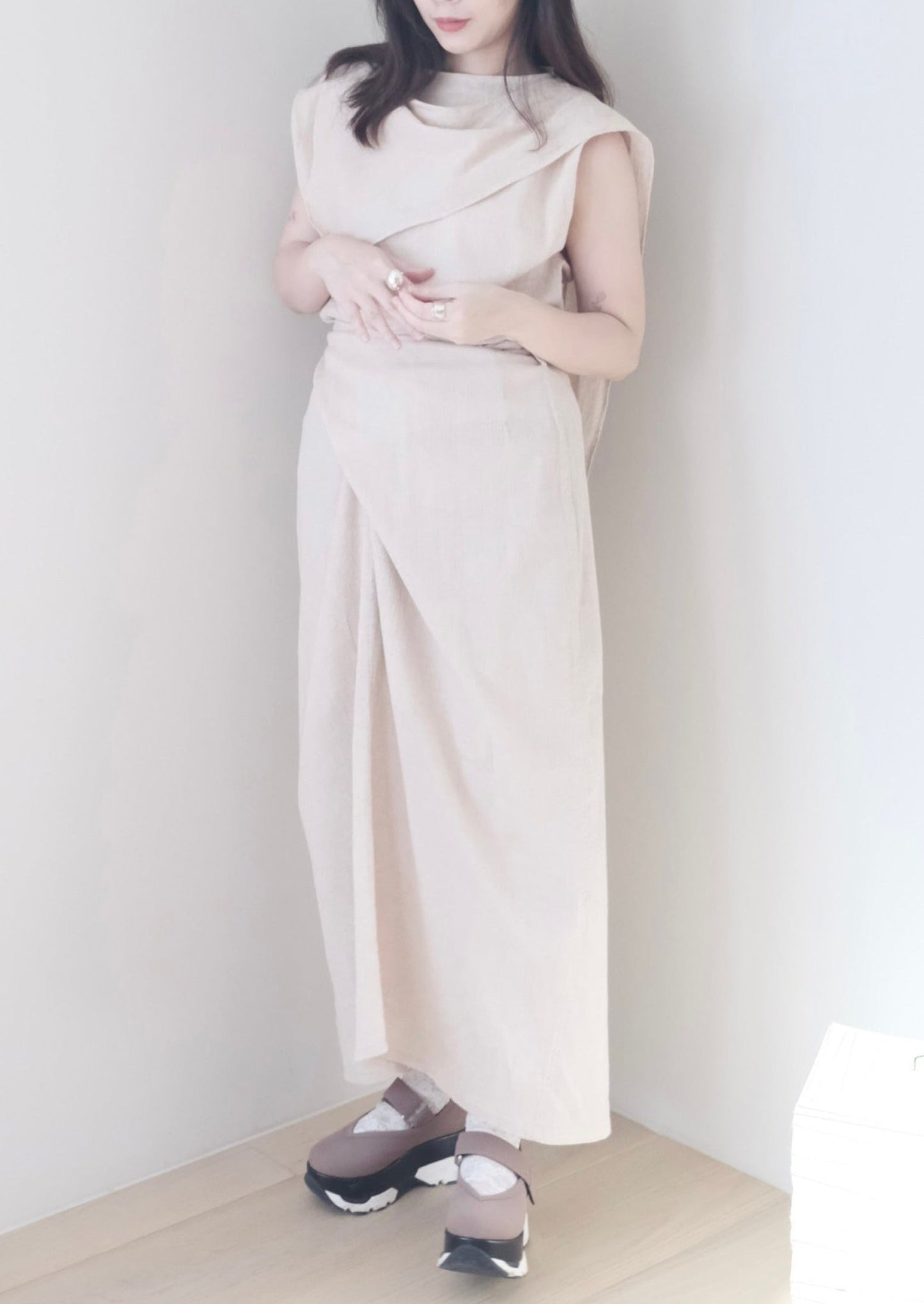 non-dyed organic drap top (in-stock)