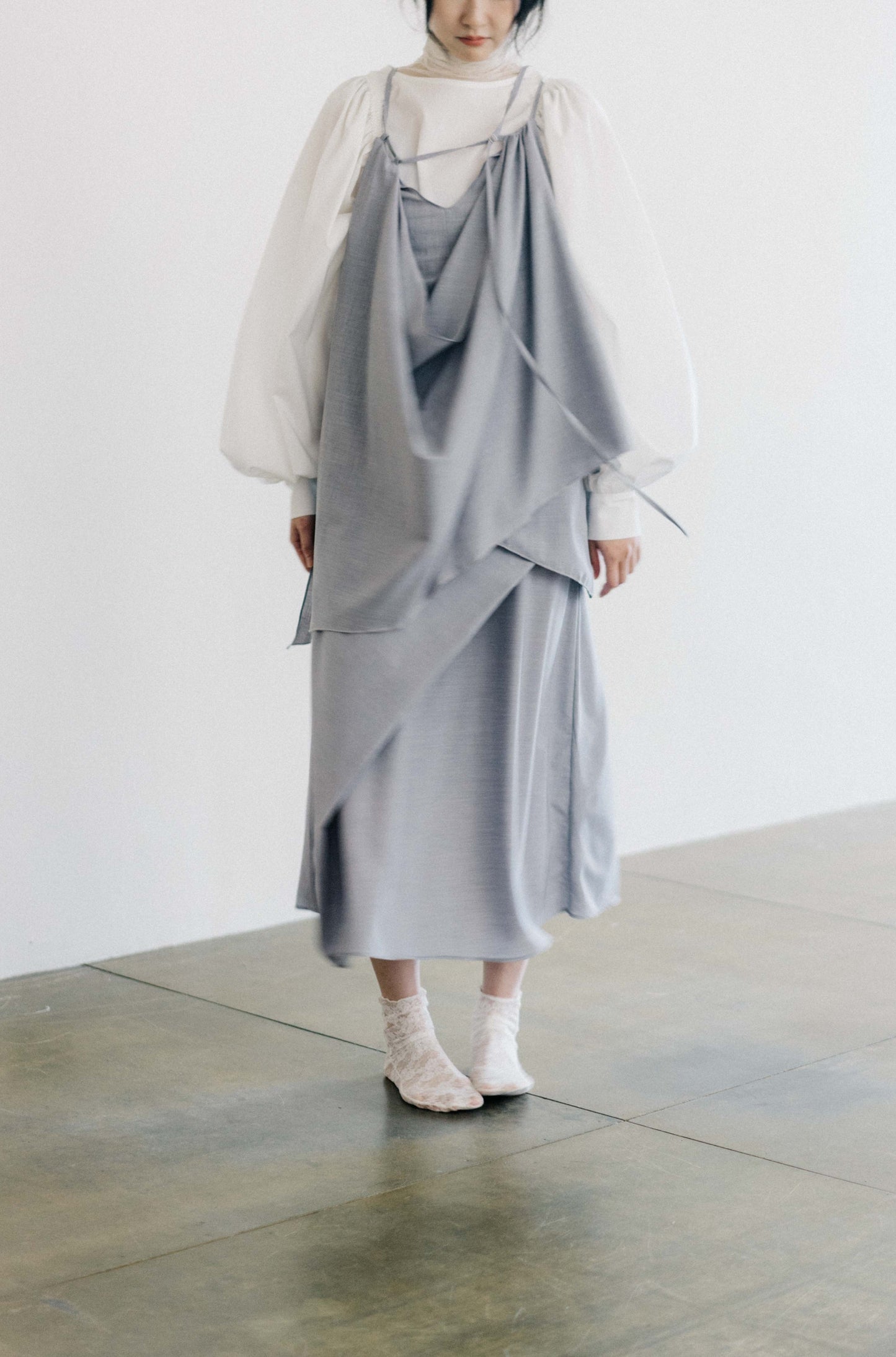draped maxi skirt (in-stock)