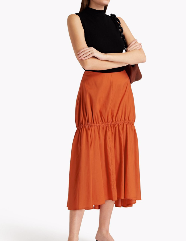 toteme midi skirt
