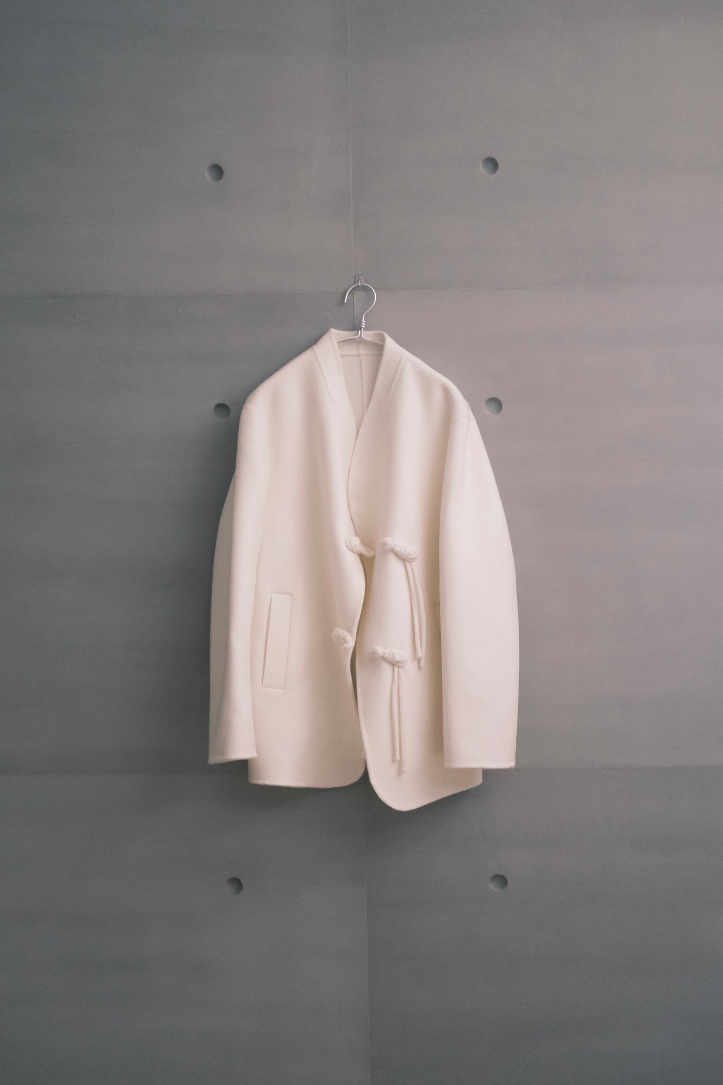 new mandarin wool coat (in-stock)