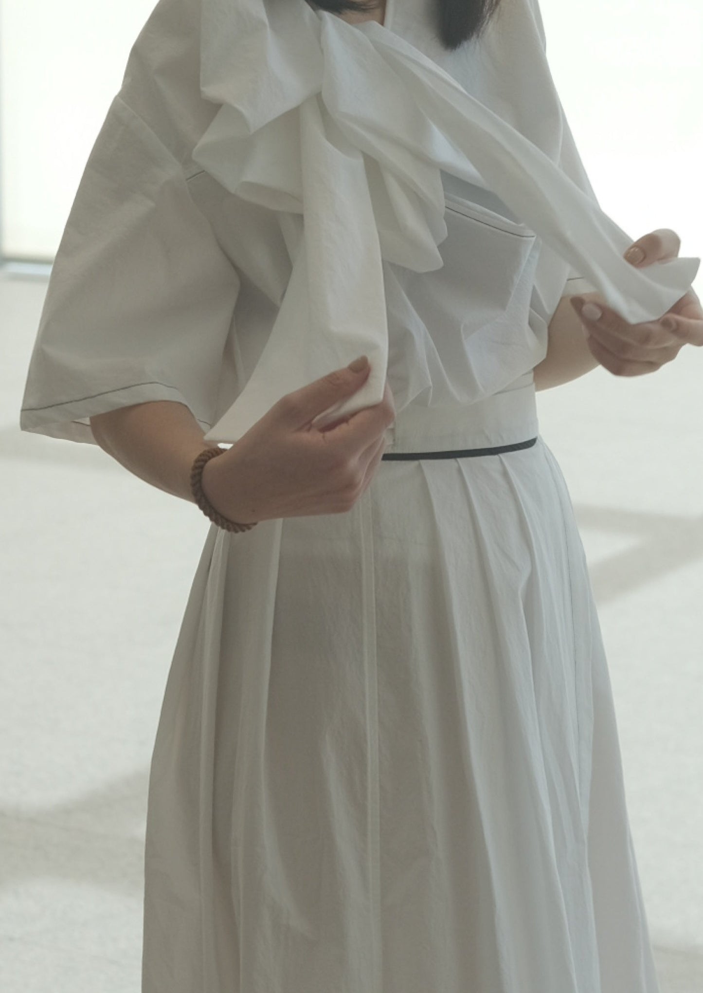 belt-wrapped skirt (in-stock)