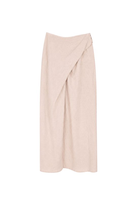 non-dyed organic wrap skirt (in-stock)