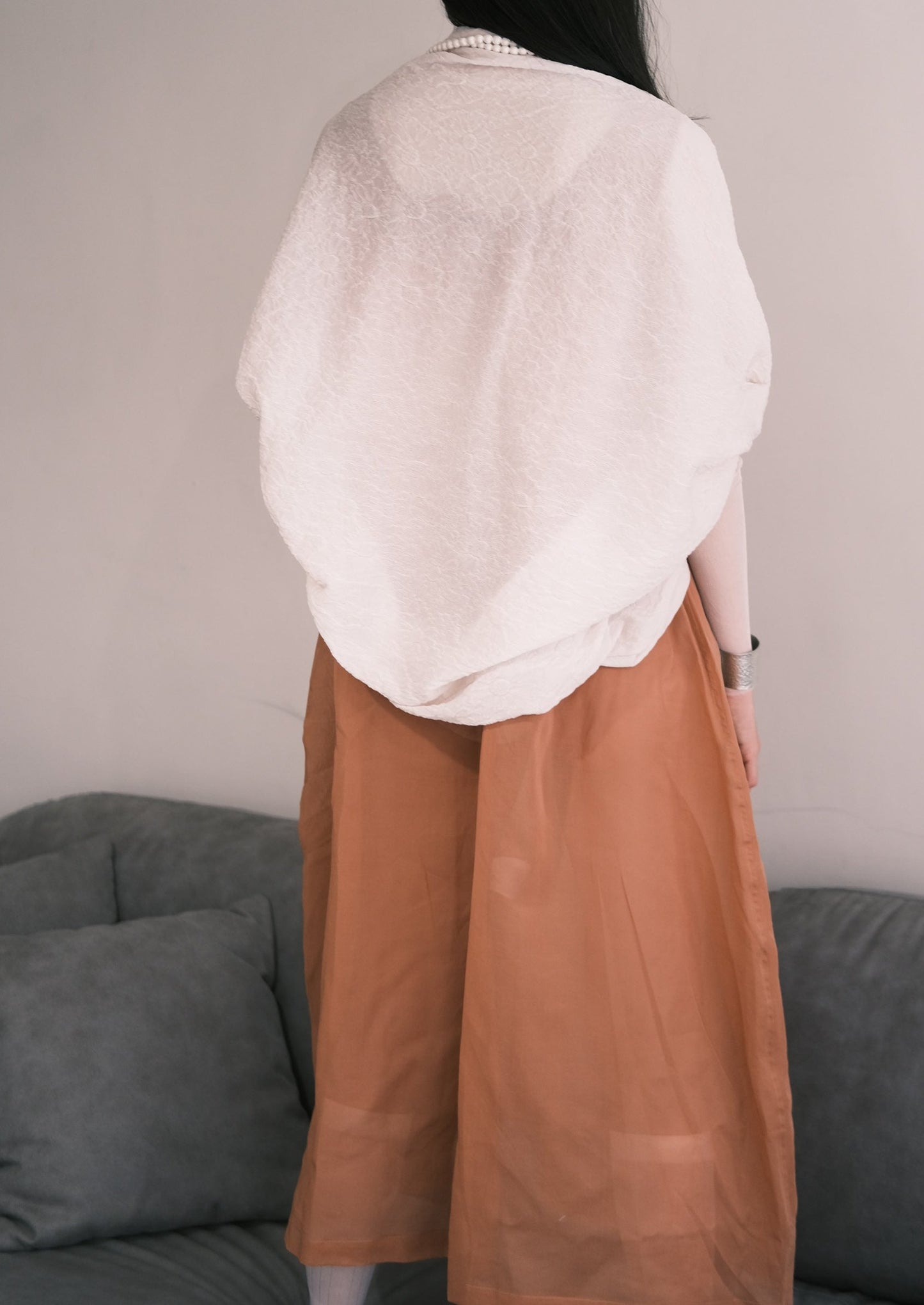 square cut blouse-cape (in-stock)