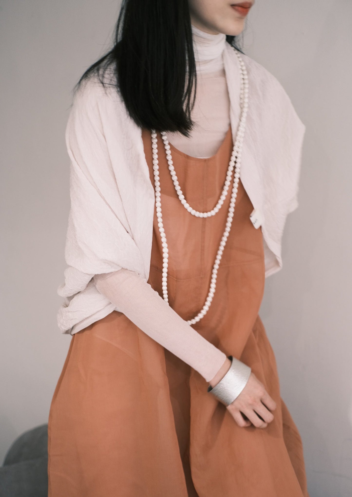 square cut blouse-cape (in-stock)