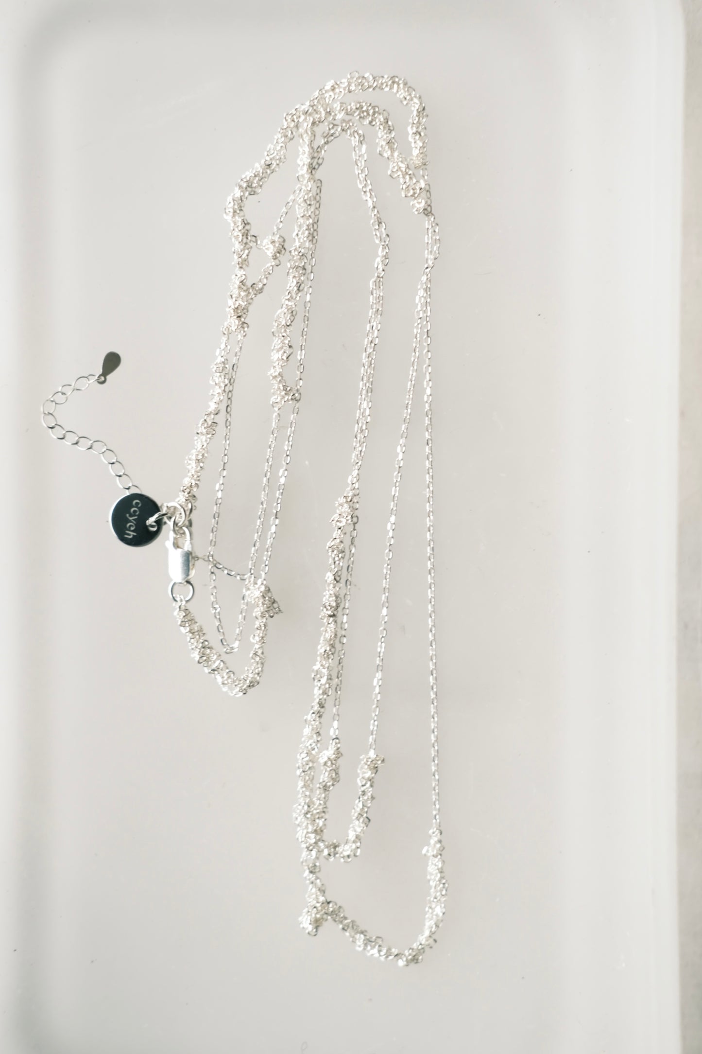silver necklace