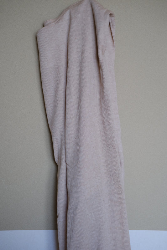 non-dyed organic wrap midi skirt (in-stock)