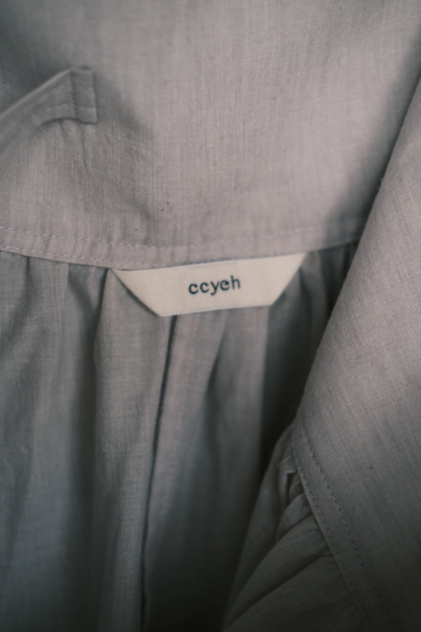 organic cotton hakama wide pants – naturally dyed with blueberry (in-stock)