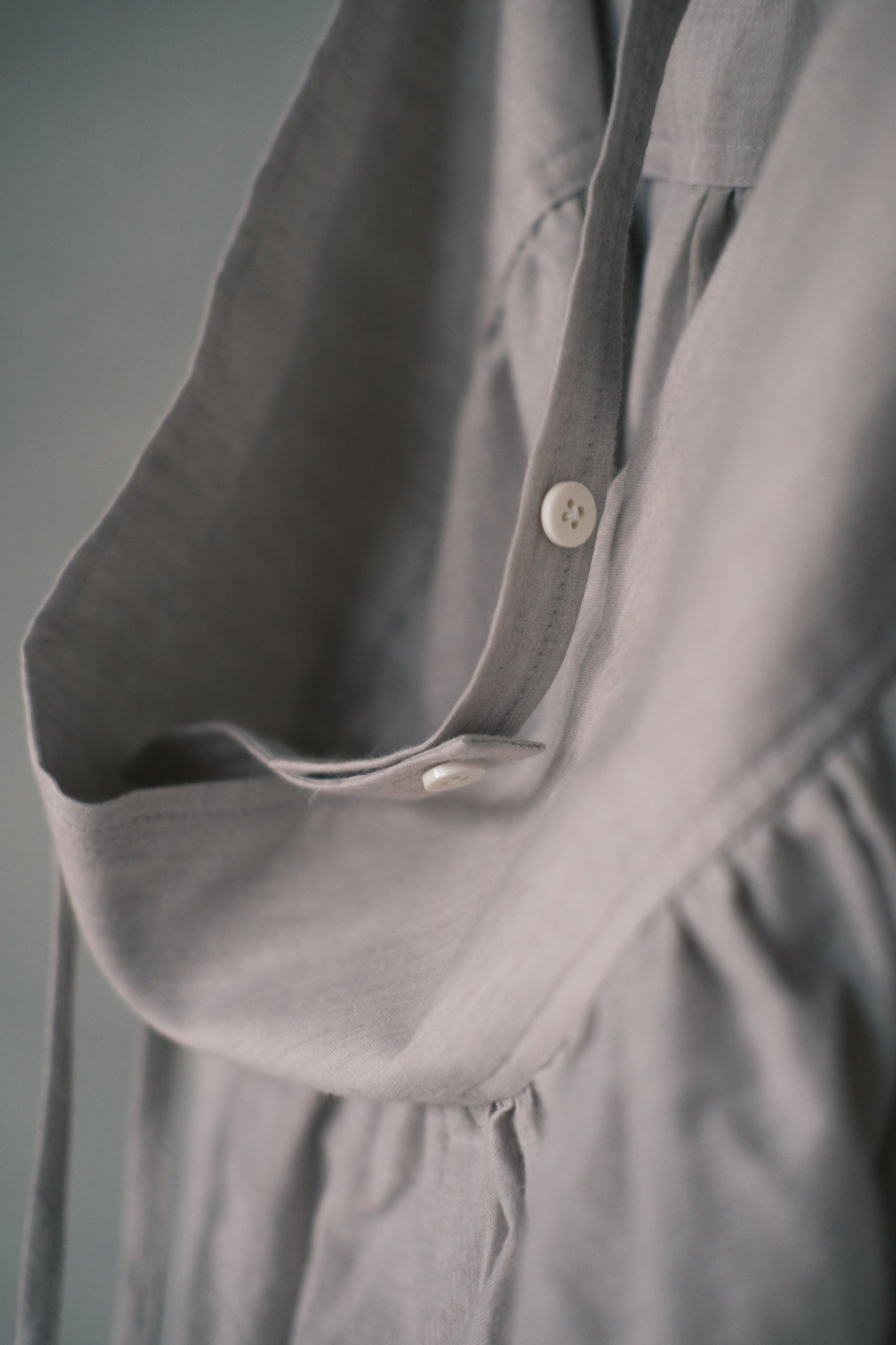 organic cotton hakama wide pants – naturally dyed with blueberry (in-stock)
