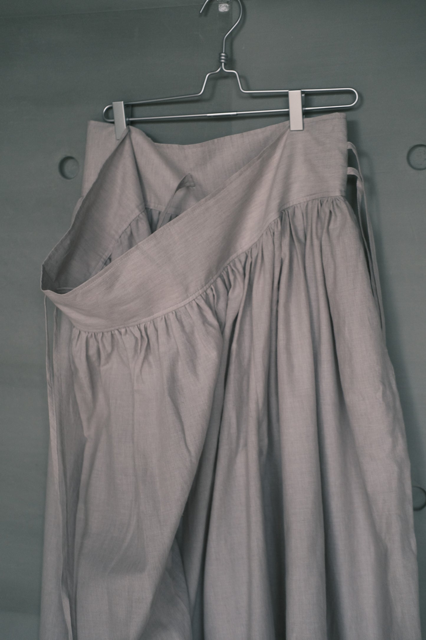 organic cotton hakama wide pants – naturally dyed with blueberry (in-stock)