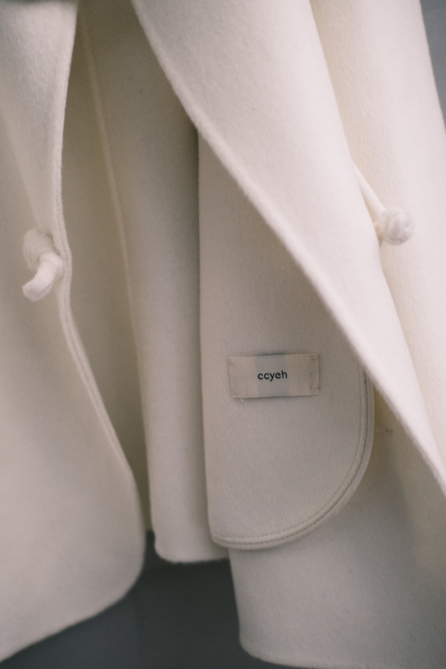 new mandarin wool coat (in-stock)
