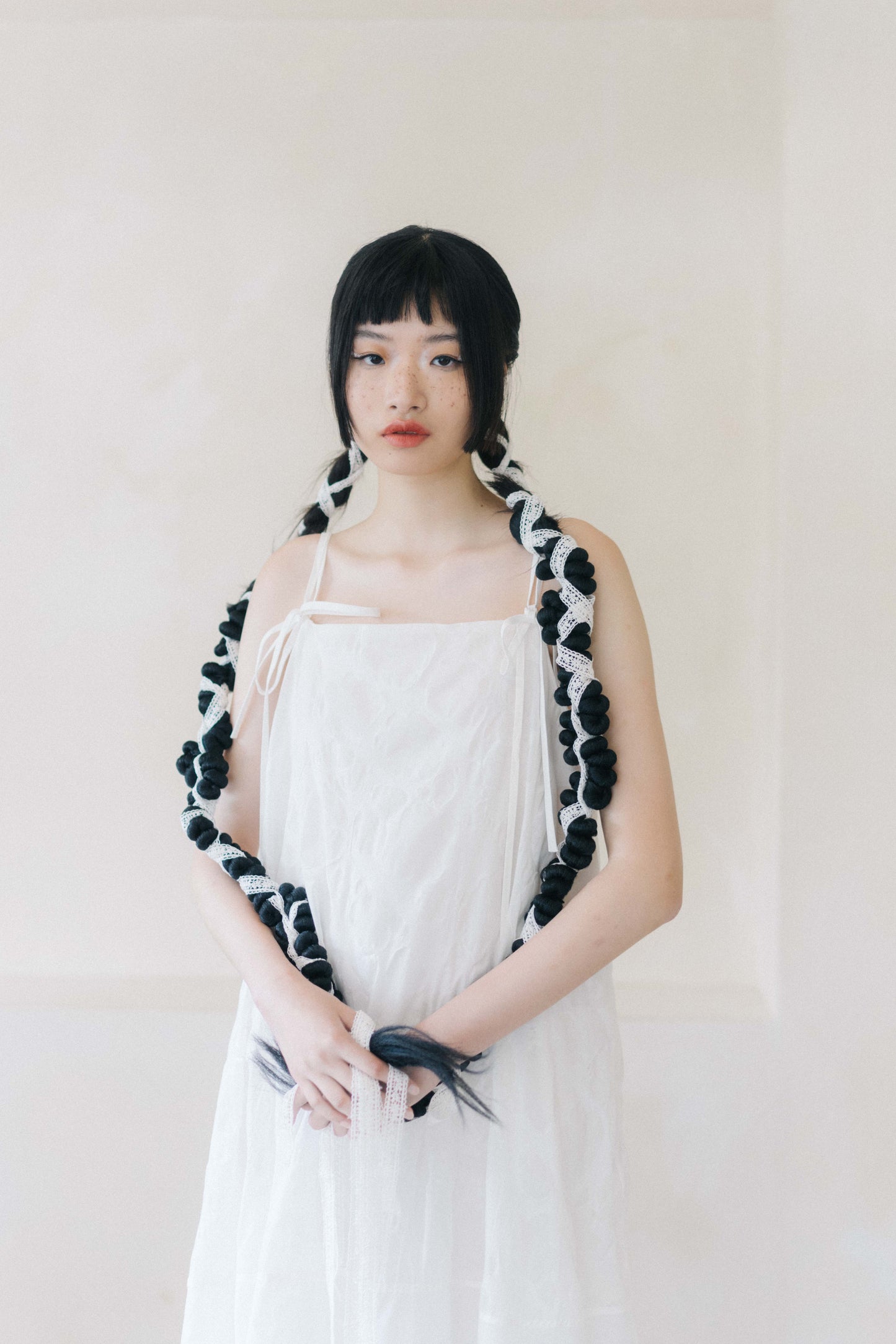 salt shrinking cloud strap dress (in-stock)