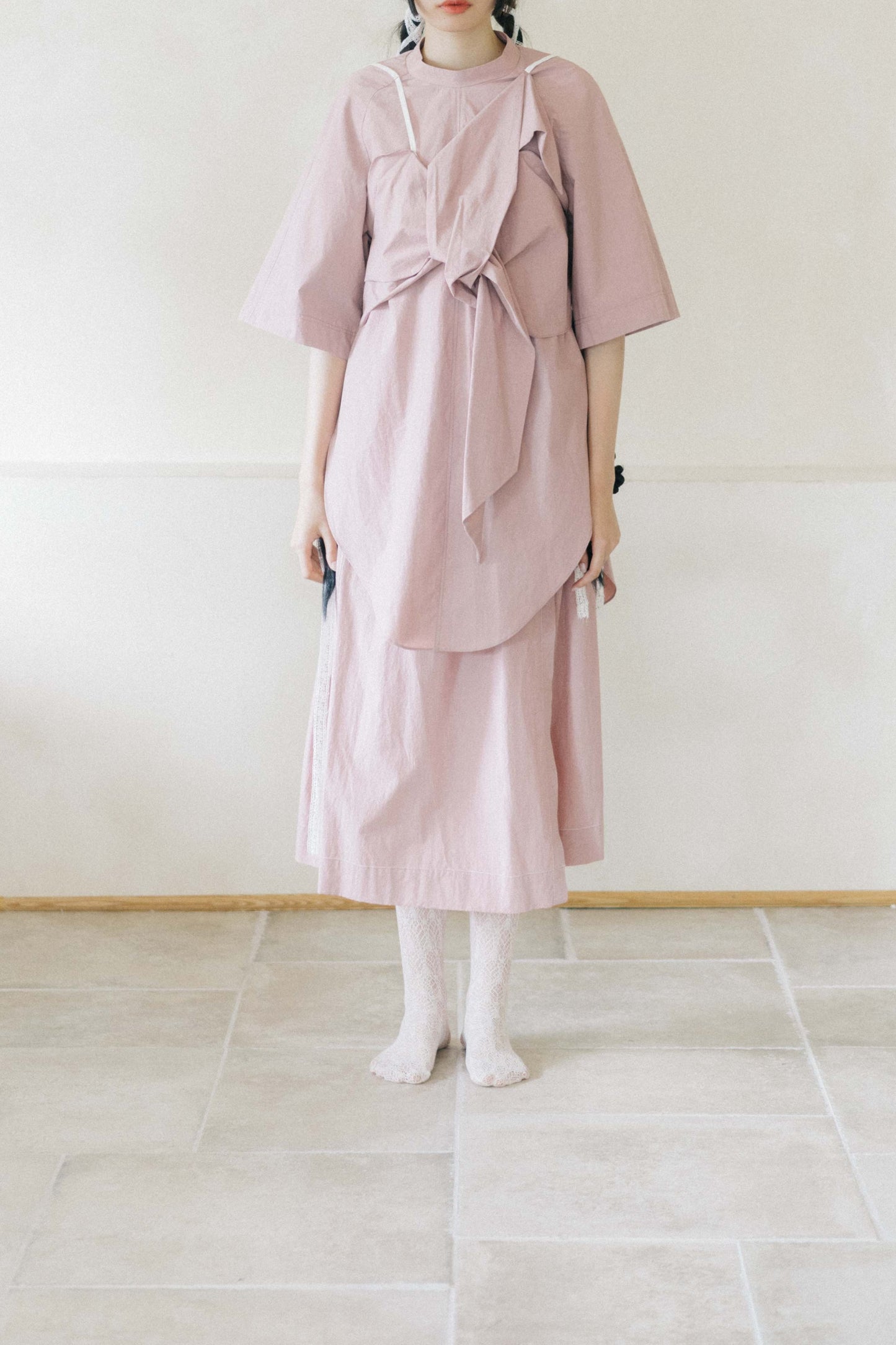 knot-draped shirt (in-stock)