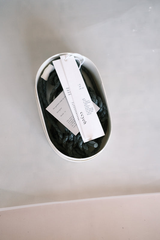 green braided phone strap (pre-order)