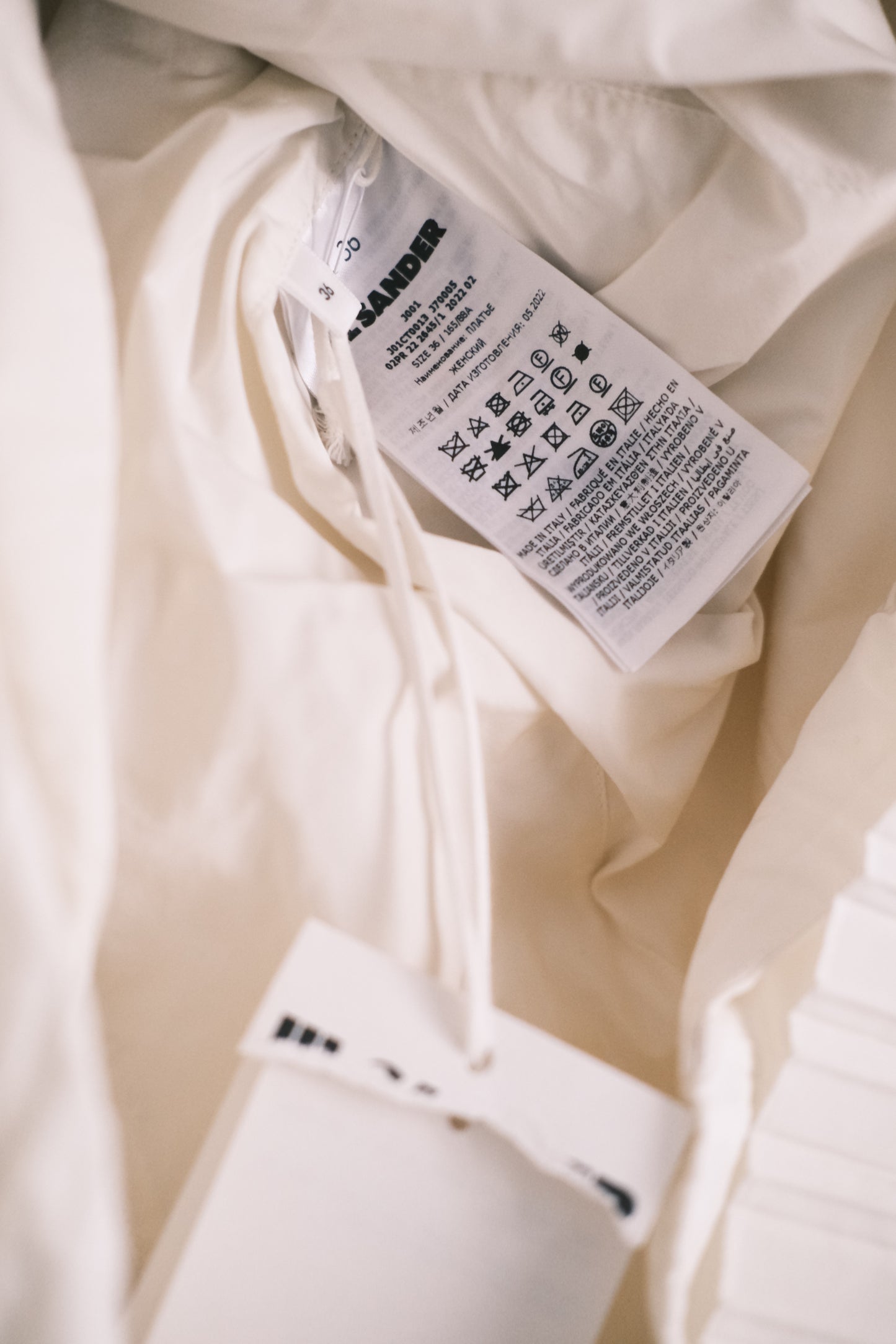 jil sander pleated dress size:36
