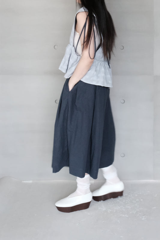 ruched vest top (in-stock)