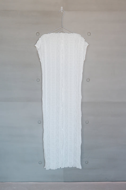 textured knit long vest dress (pre-order 11月出貨)