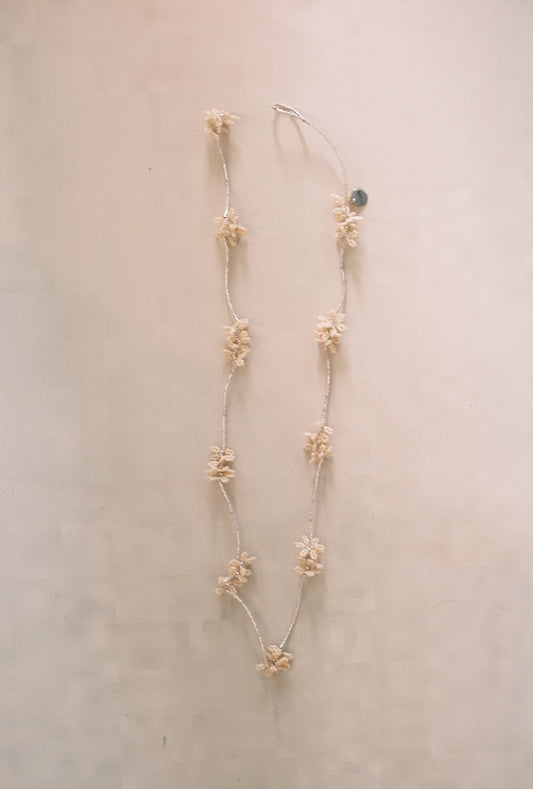 handmade beads necklace - pink (pre-order)