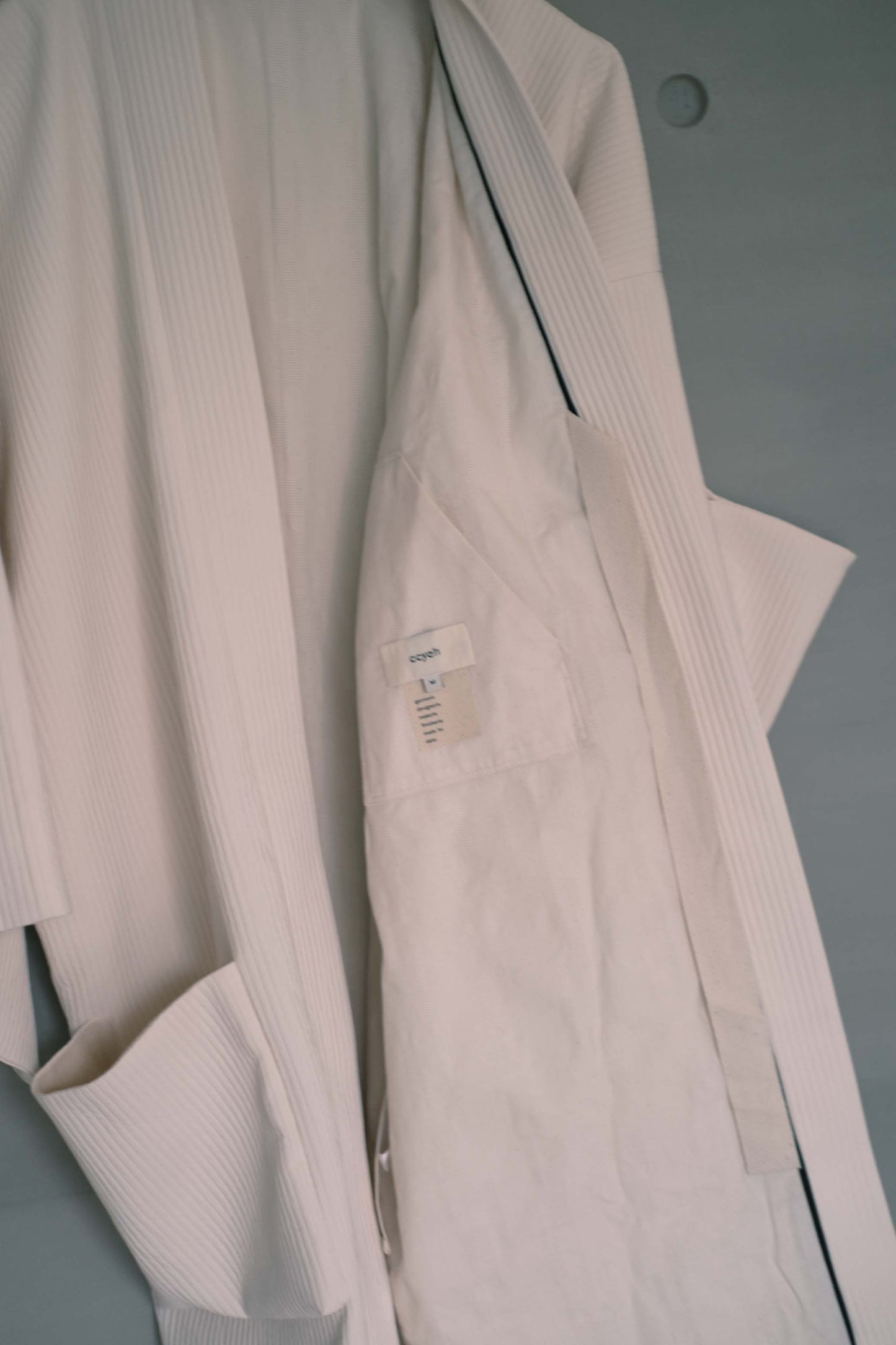 beige oversized kimono jacket (pre-order)
