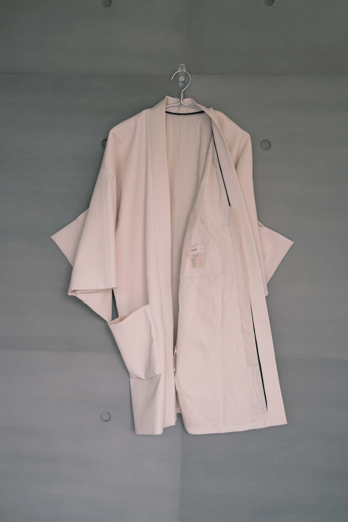 beige oversized kimono jacket (pre-order)