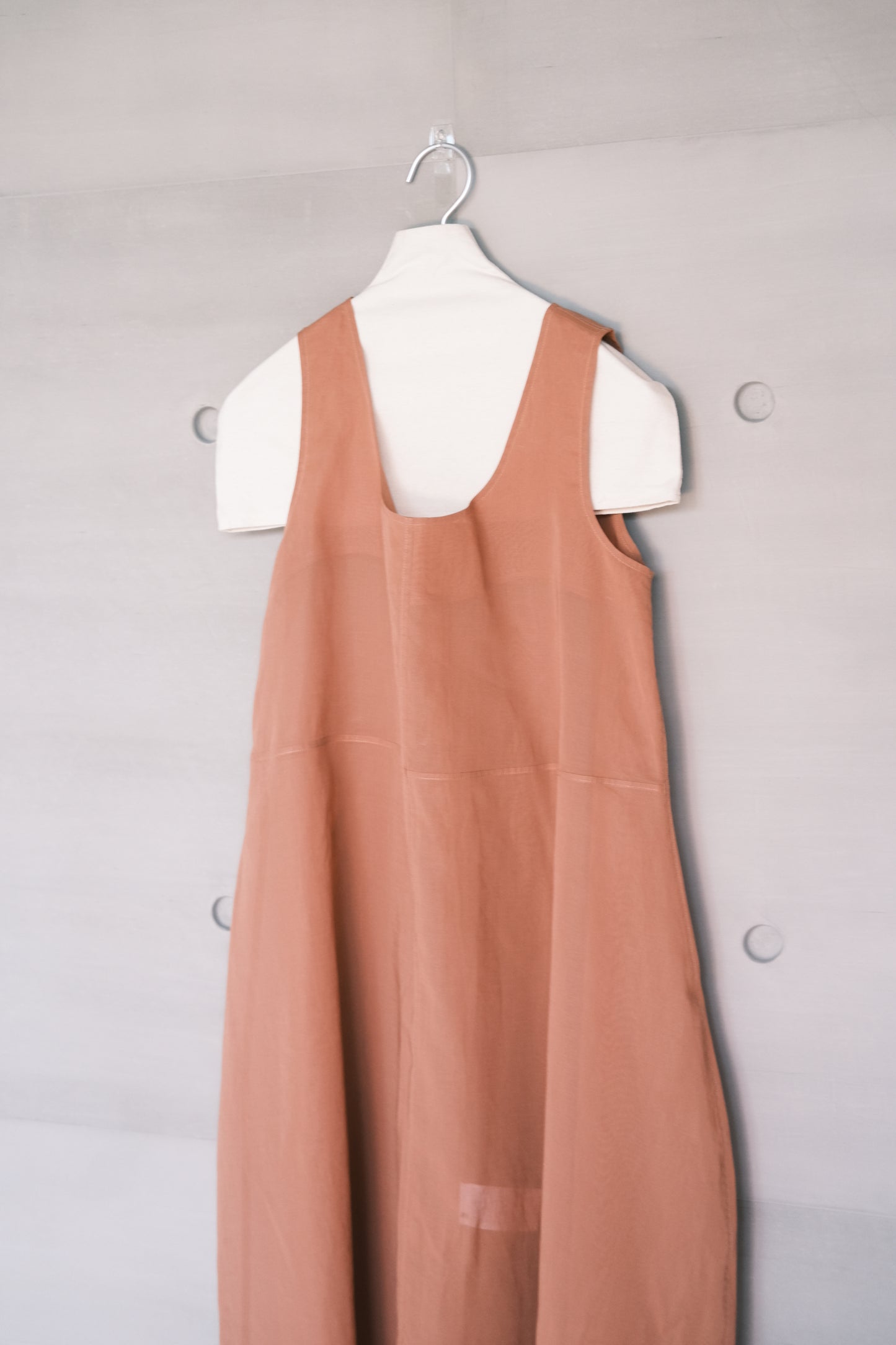 cotton organza cocoon midi dress (in-stock)