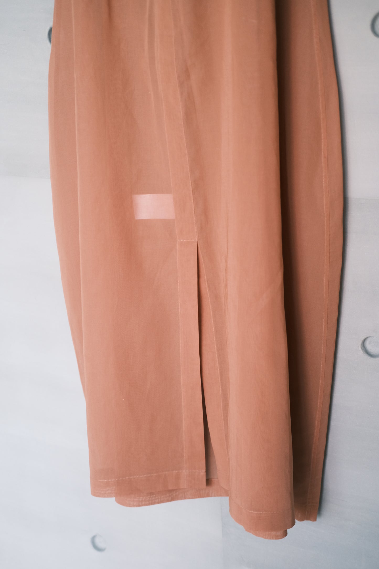cotton organza cocoon midi dress (in-stock)