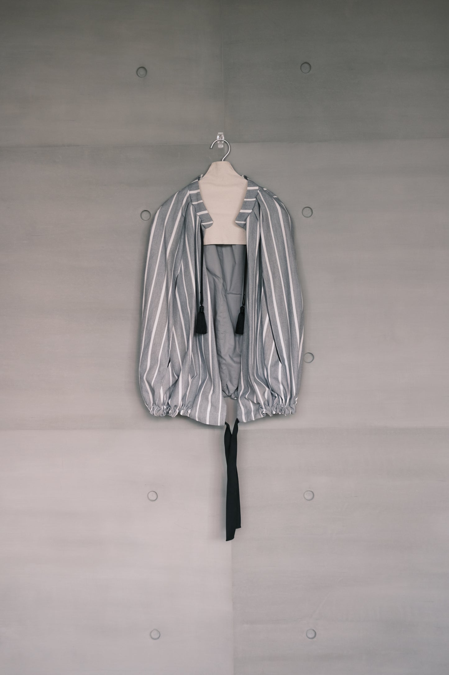 striped cape with tassel (pre-order)