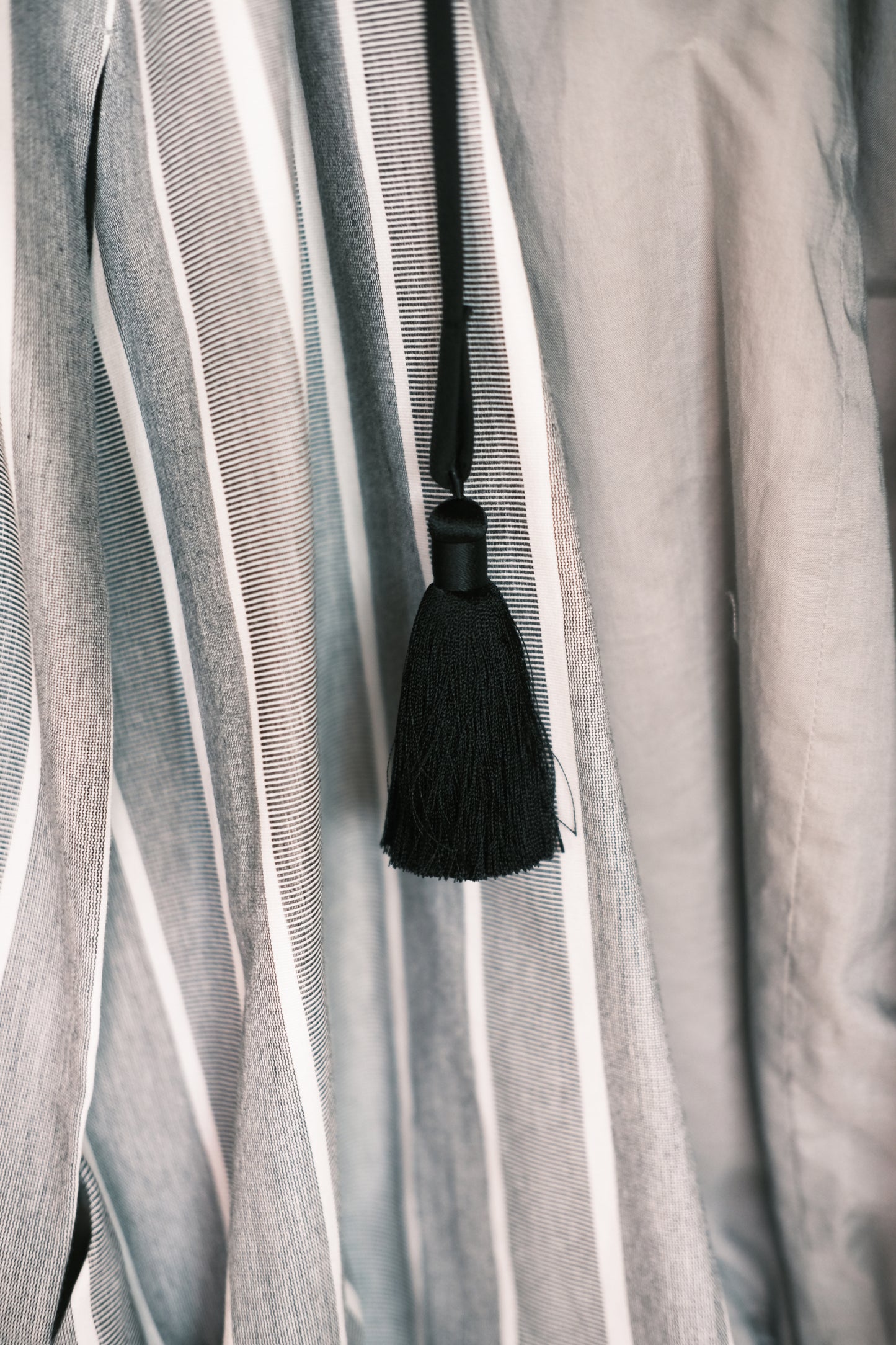 striped cape with tassel (pre-order)