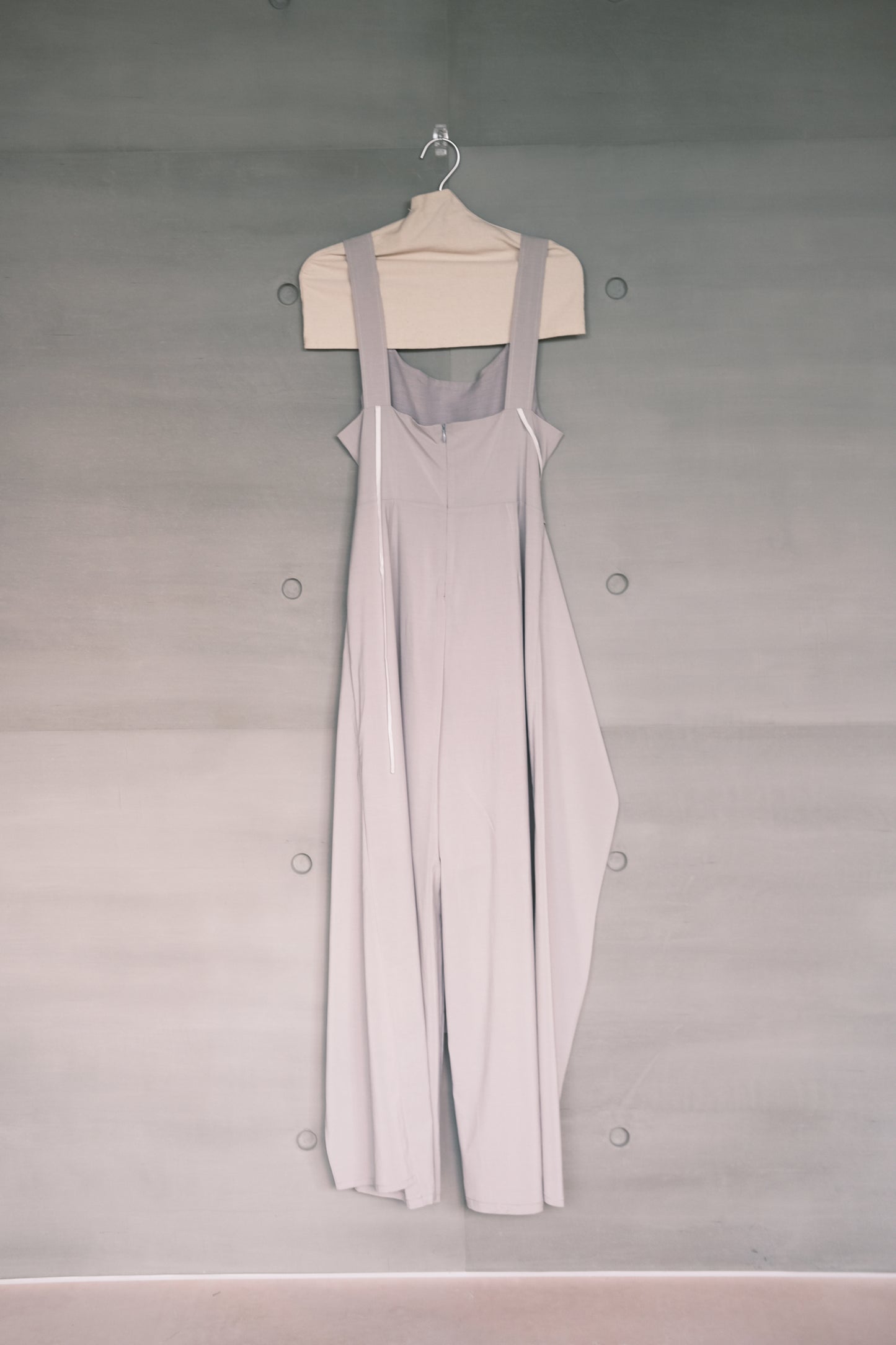 grey tied overalls (pre-order)