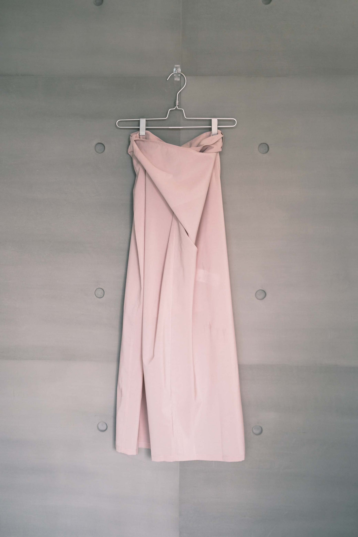 double-layers wrap pink skirt (in-stock)