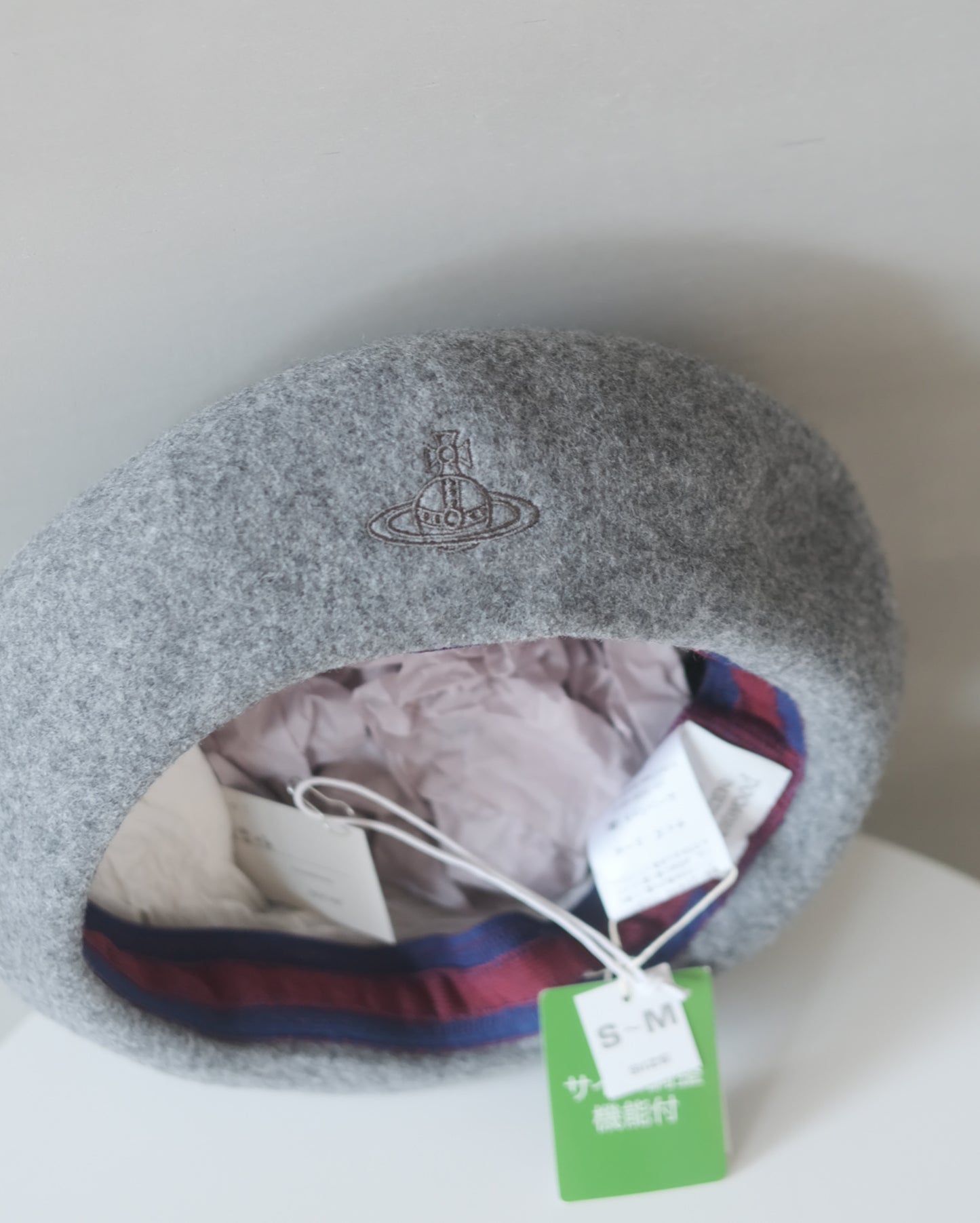 vivienne westwood beret - grey s-m