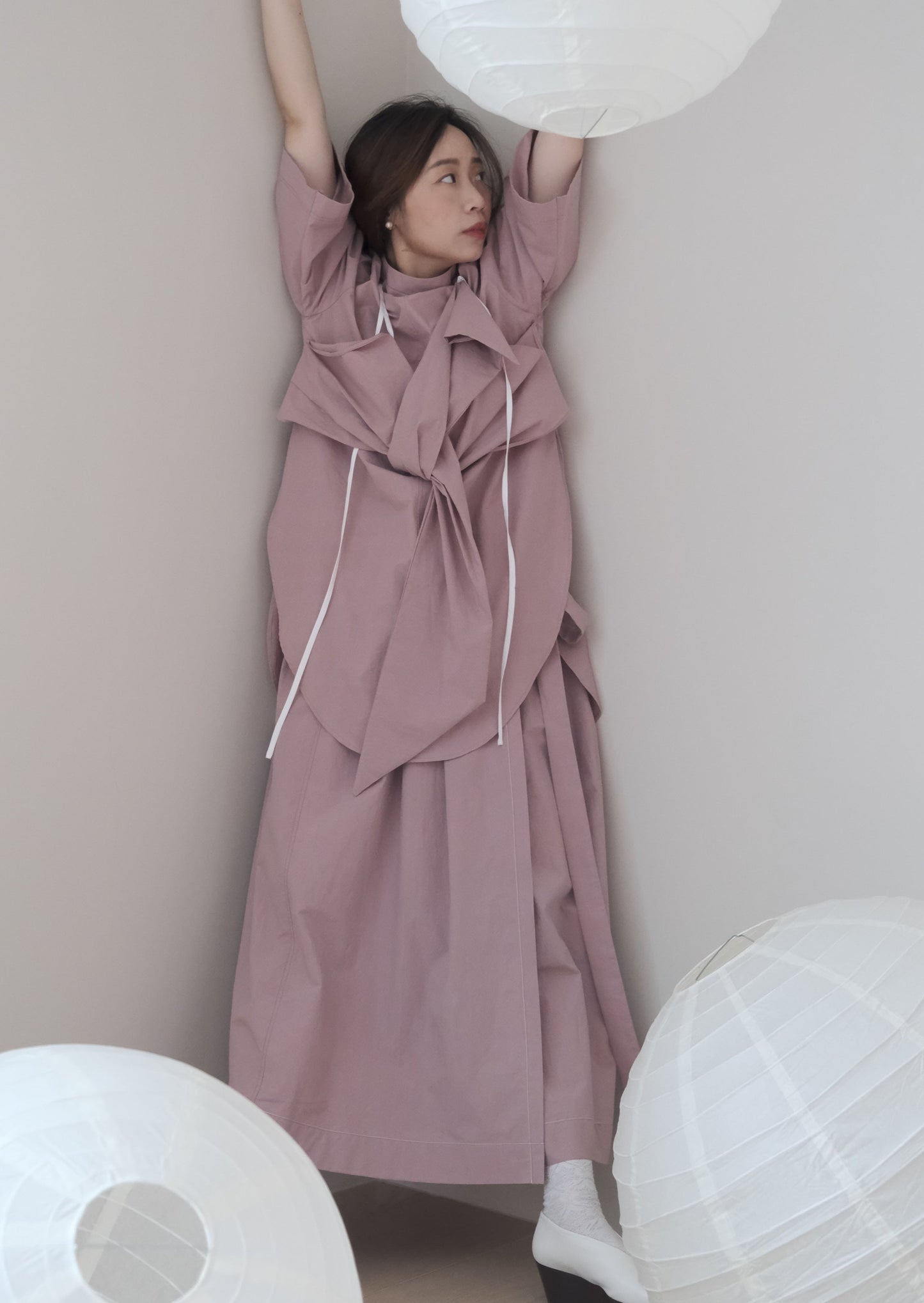 belt-wrapped skirt (in-stock)