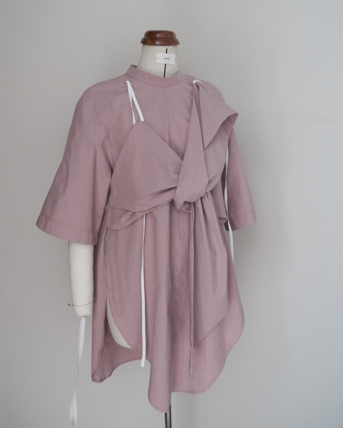 knot-draped shirt (in-stock)
