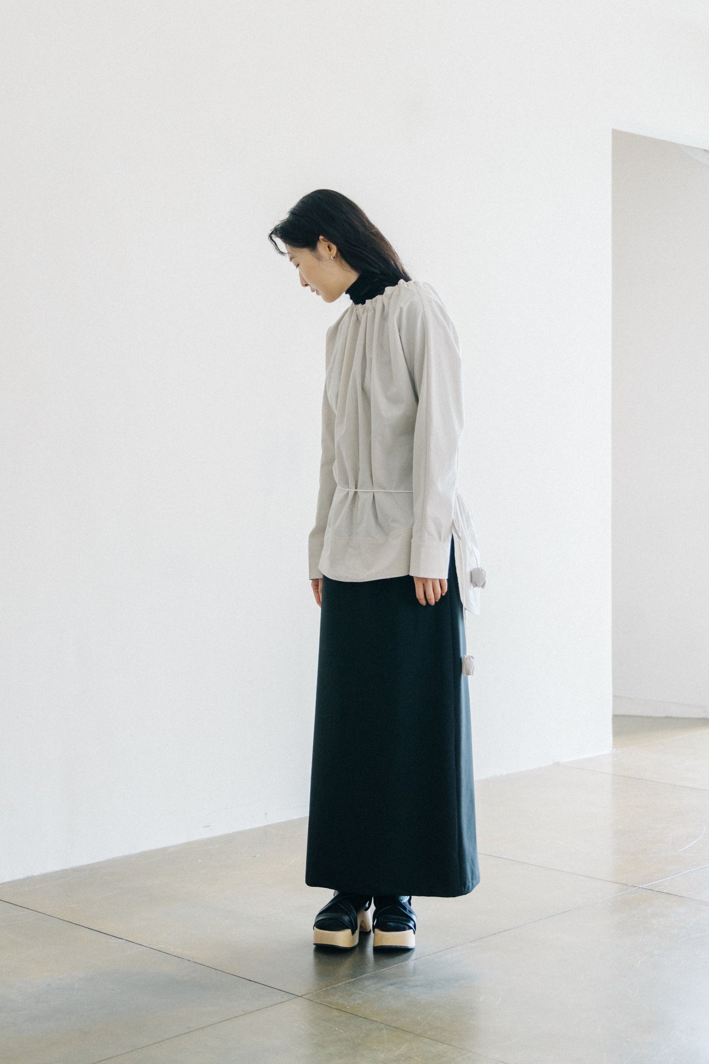 gathering neckline top (pre-order)