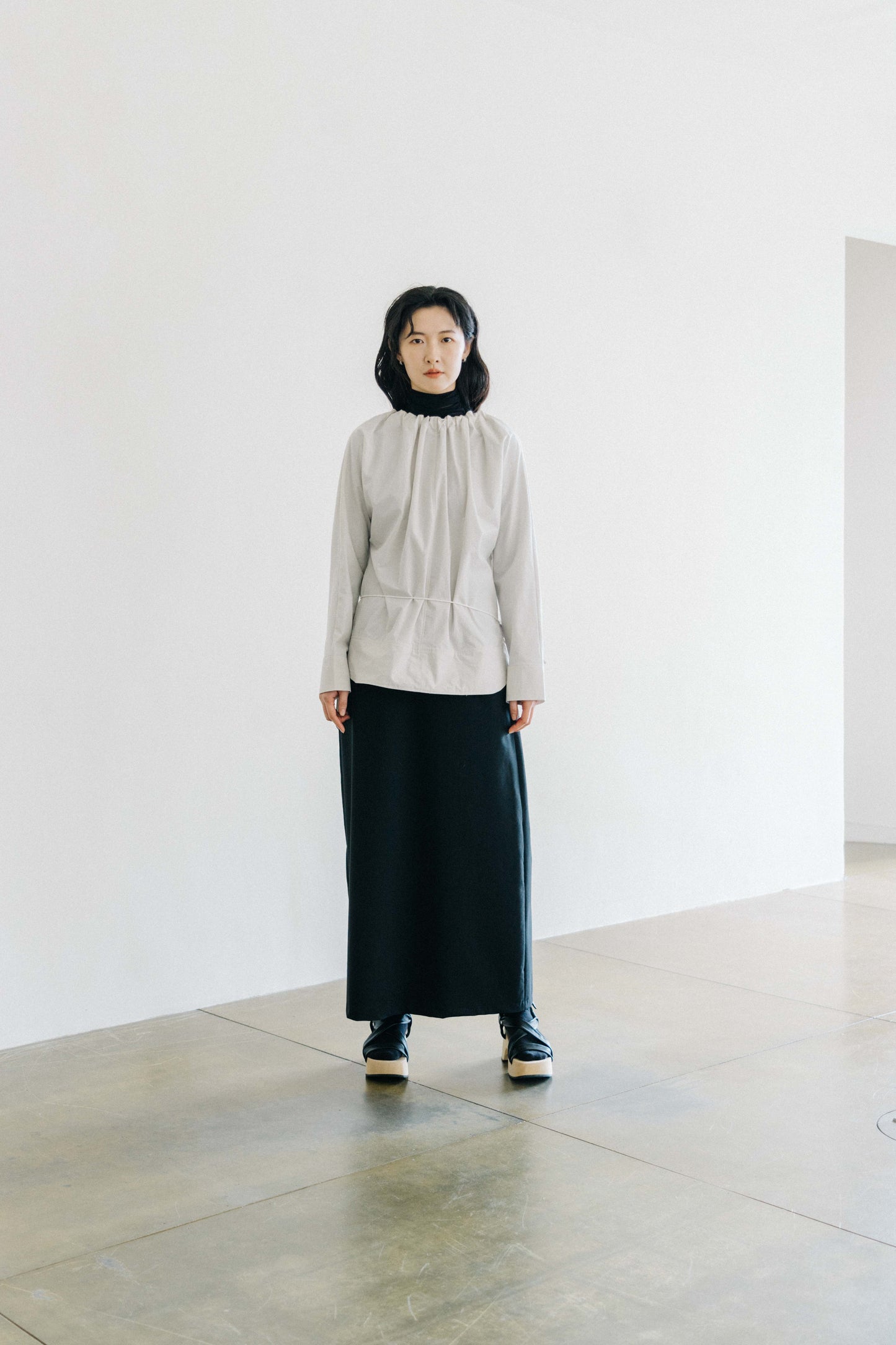 gathering neckline top (pre-order)