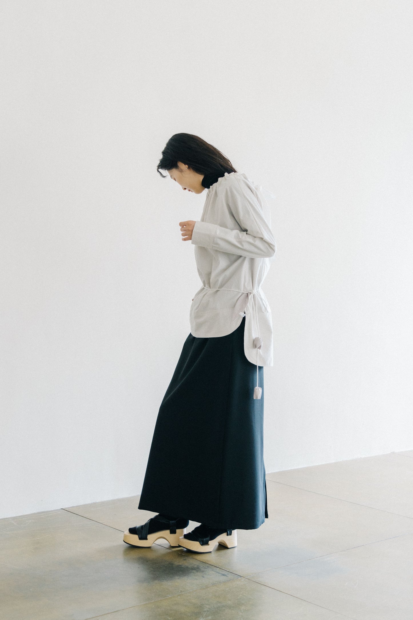 gathering neckline top (pre-order)