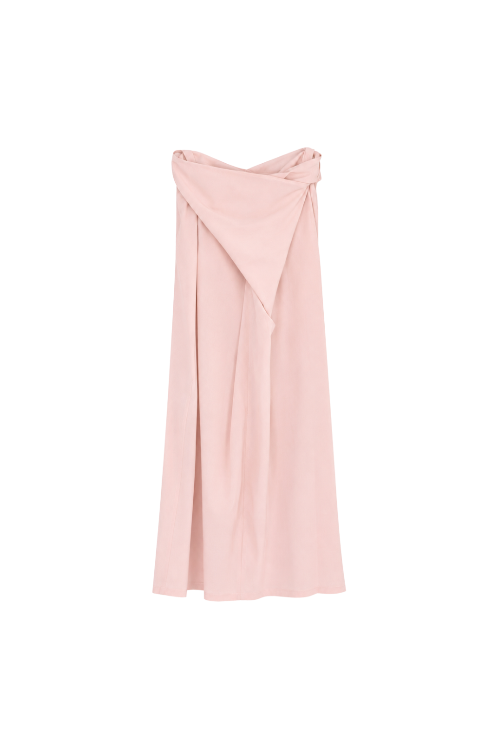 double-layers wrap pink skirt (in-stock)