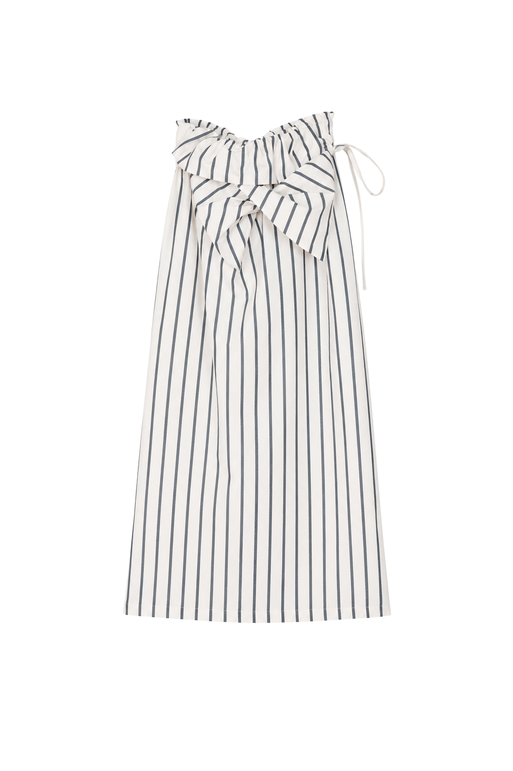 asymmetric folded layer strap dress