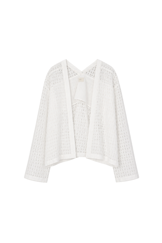 subtle checked lightweight cover (in-stock)