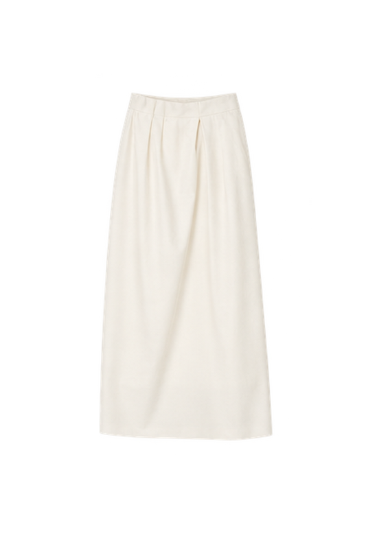waist-pleated cocoon skirt ( pre-order 9月出貨)