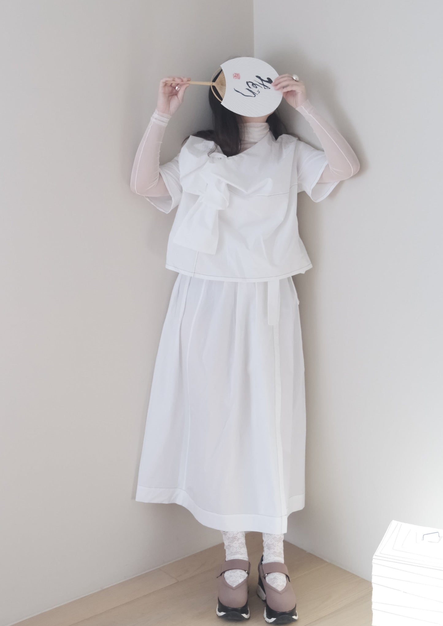 belt-wrapped skirt (in-stock)