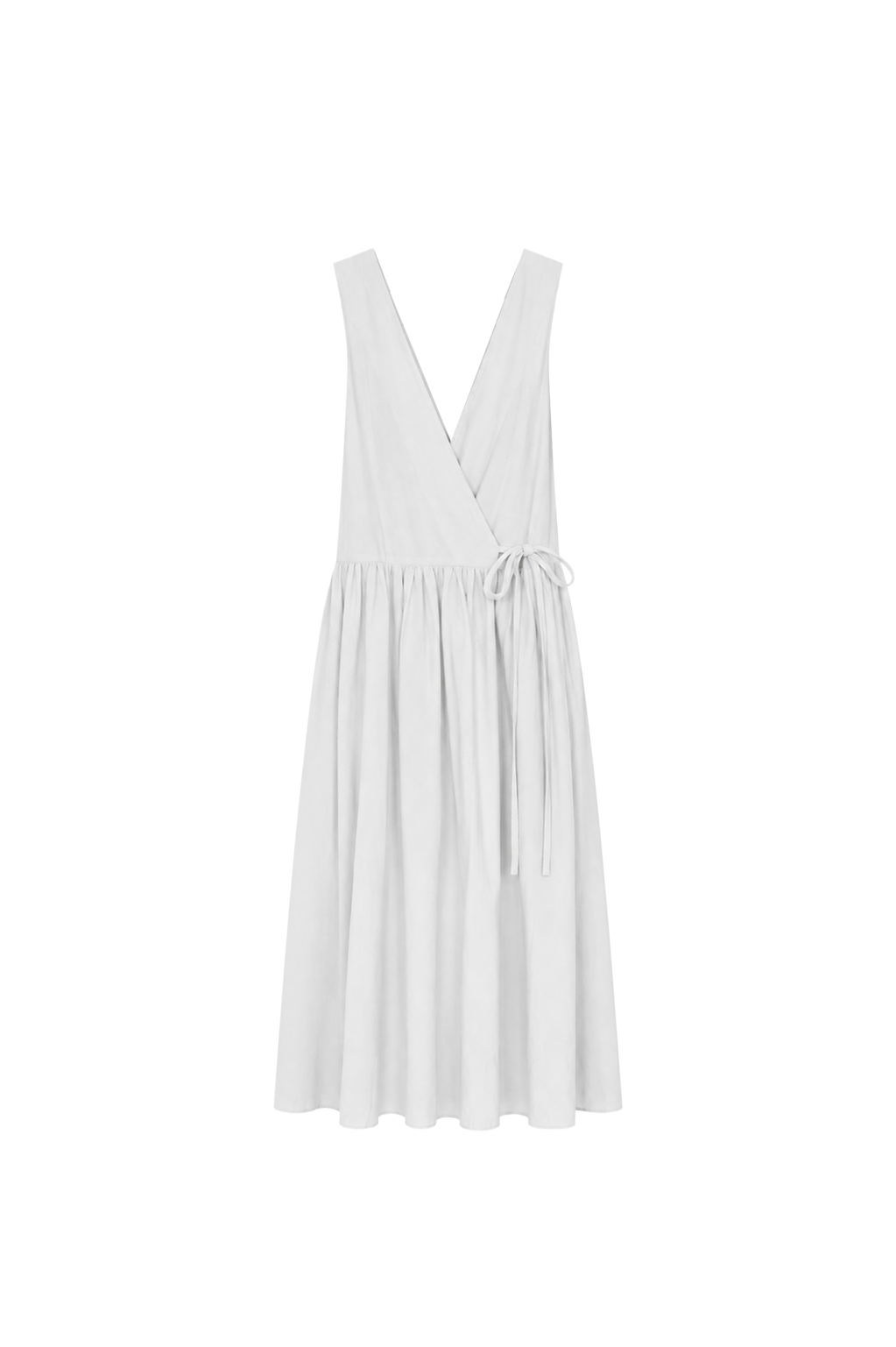 organic cotton vest dress – naturally dyed with red turnip (in-stock)