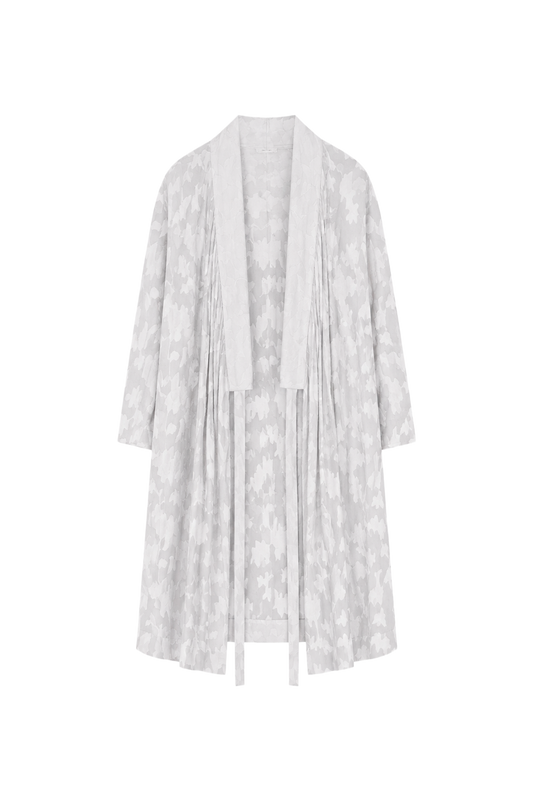 sheer mandarin jacquard long-fit cover (in-stock)