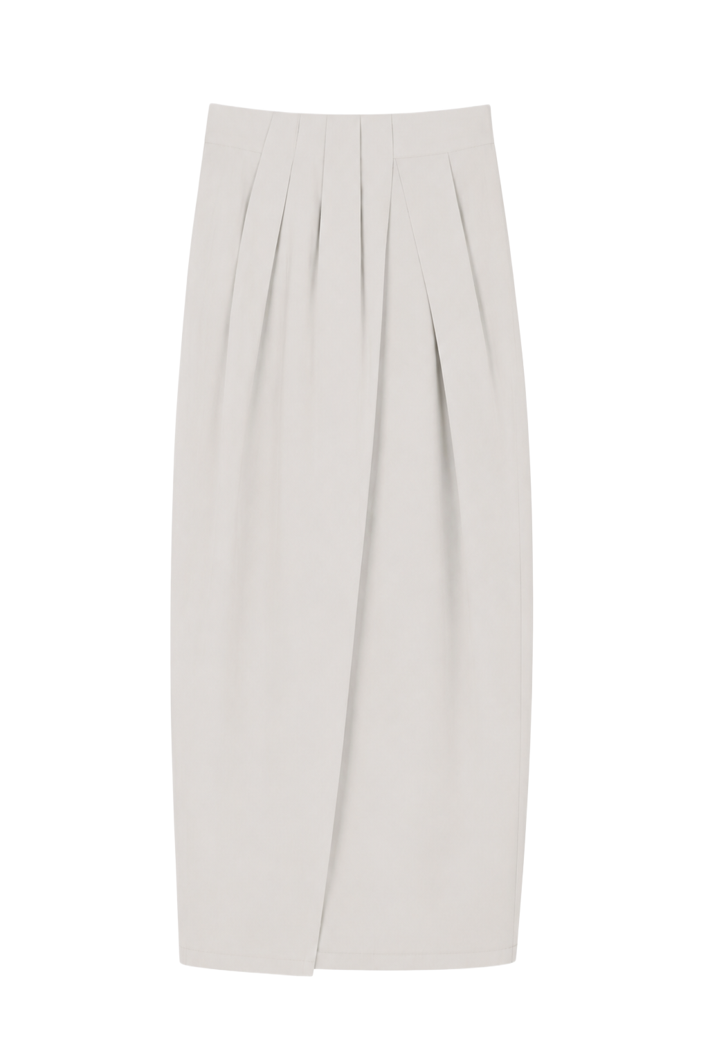 silk- cotton waist-pleated cocoon skirt ( pre-order 9月出貨)