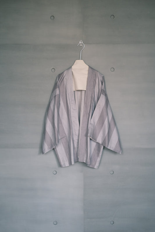 linen strip kimono (pre-order)