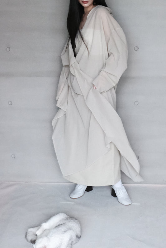 long sleeves wrap blouse - matcha (in-stock)