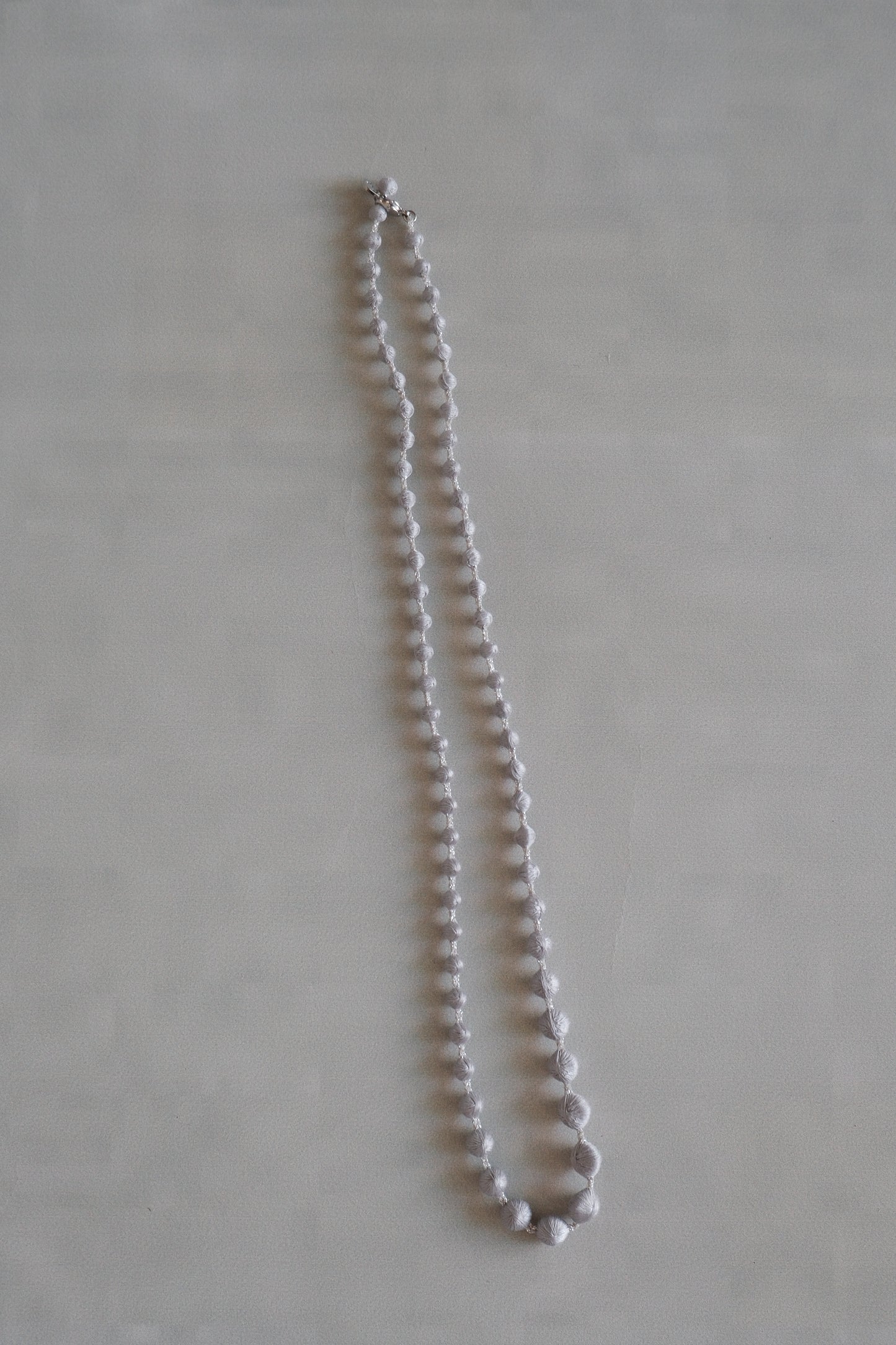 triple 000 立體刺繡項鍊 60cm - grey  (in-stock)