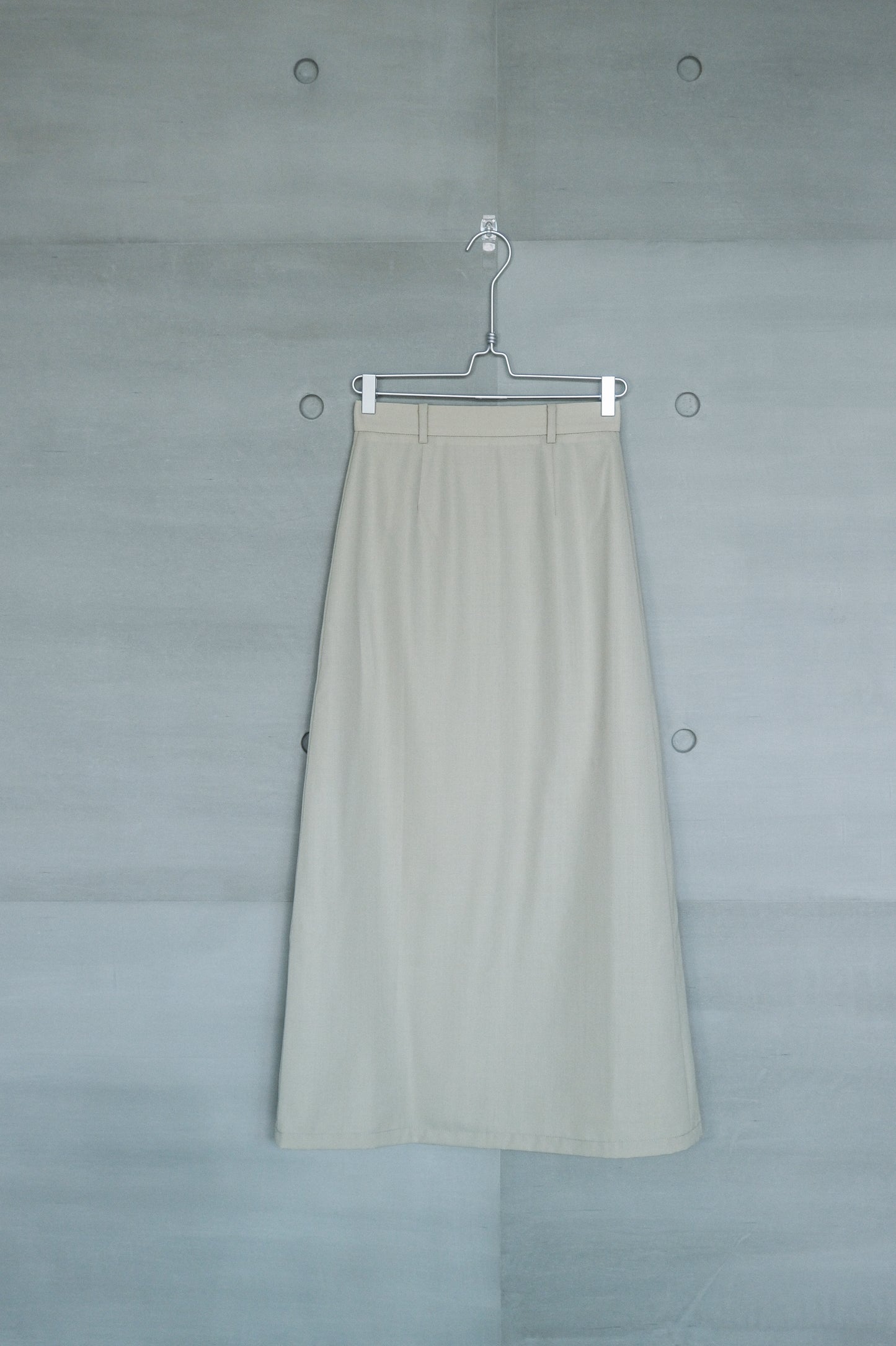 wool blend straight skirt - matcha (pre-order)
