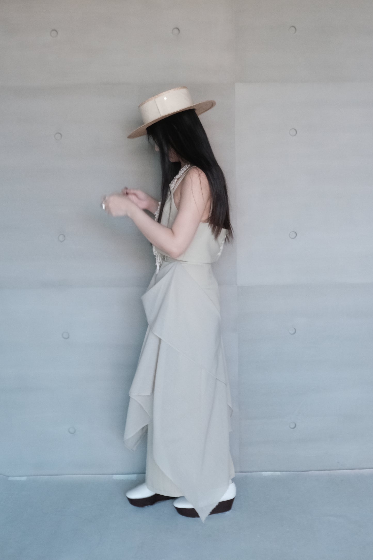 thin-strap tank top - matcha (in-stock)